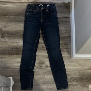 Good American Dark Indigo Skinny Jeans